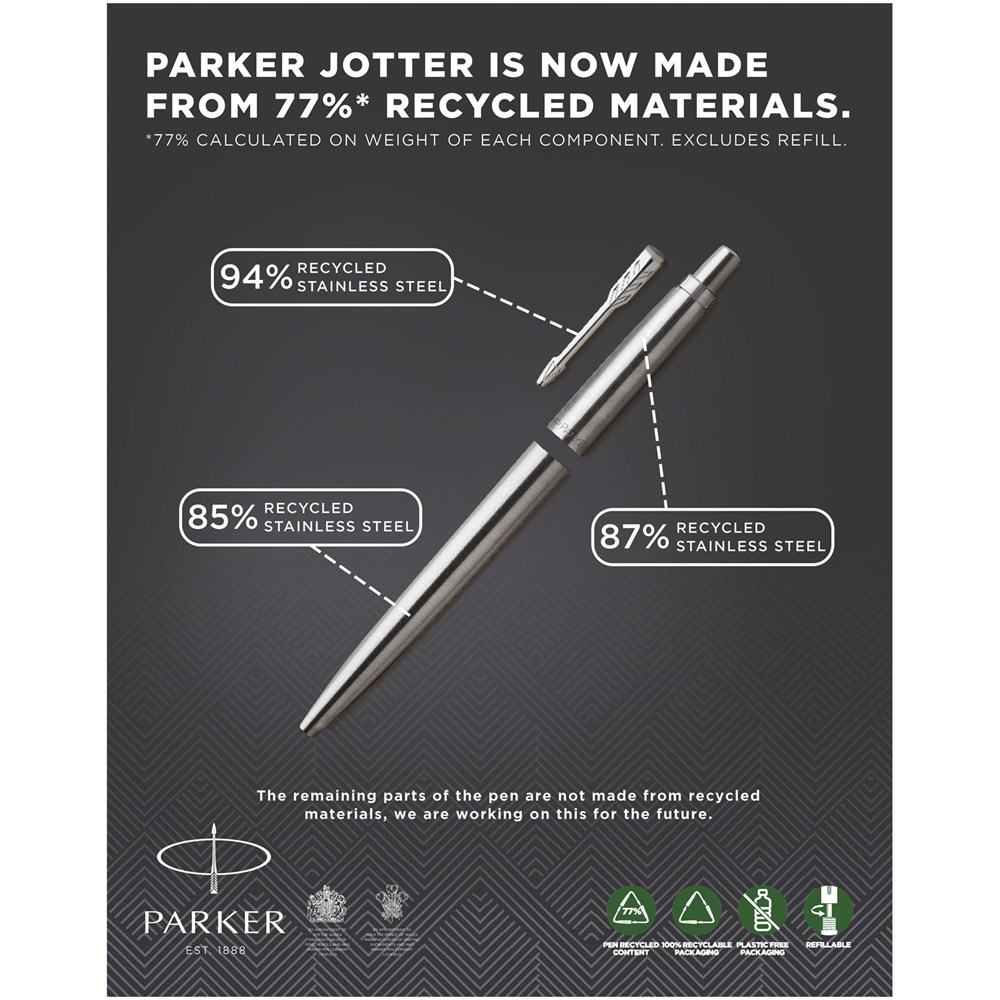 Parker Jotter balpen (blauwe inkt)
