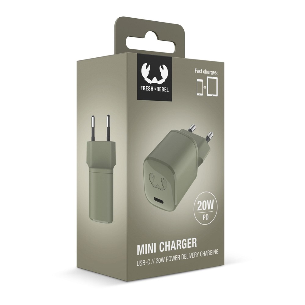 2WC20 I Fresh &amp; Rebel USB-C Mini Charger USB-C PD // 20W