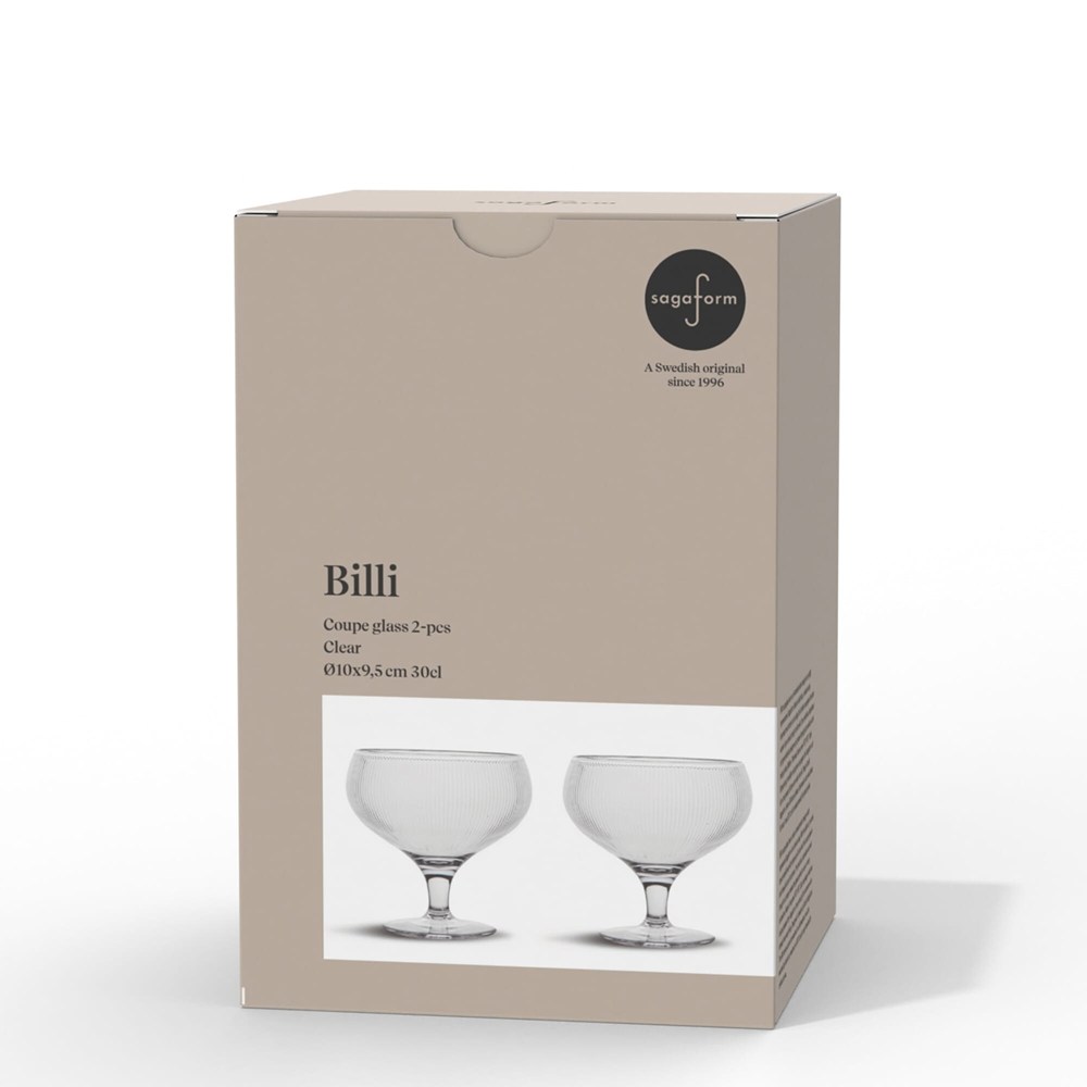 Billi coupe glas set van 2