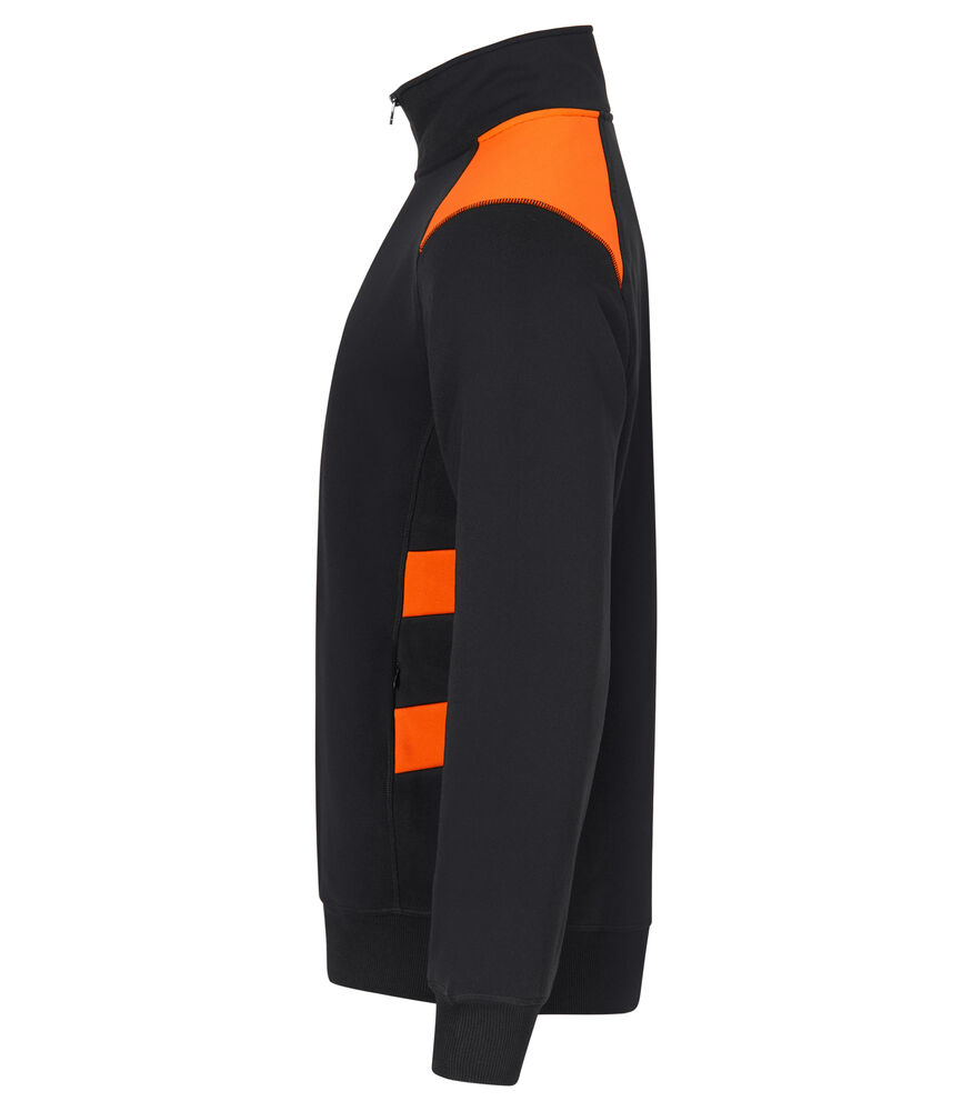 Clique - Ambition Half Zip Signaaloranje 4XL