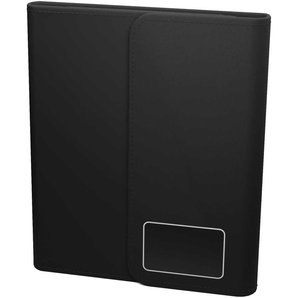 SCX.design O18 A5 notitieboek met 5 W draadloze 4000 mAh powerbank en oplichtend logo