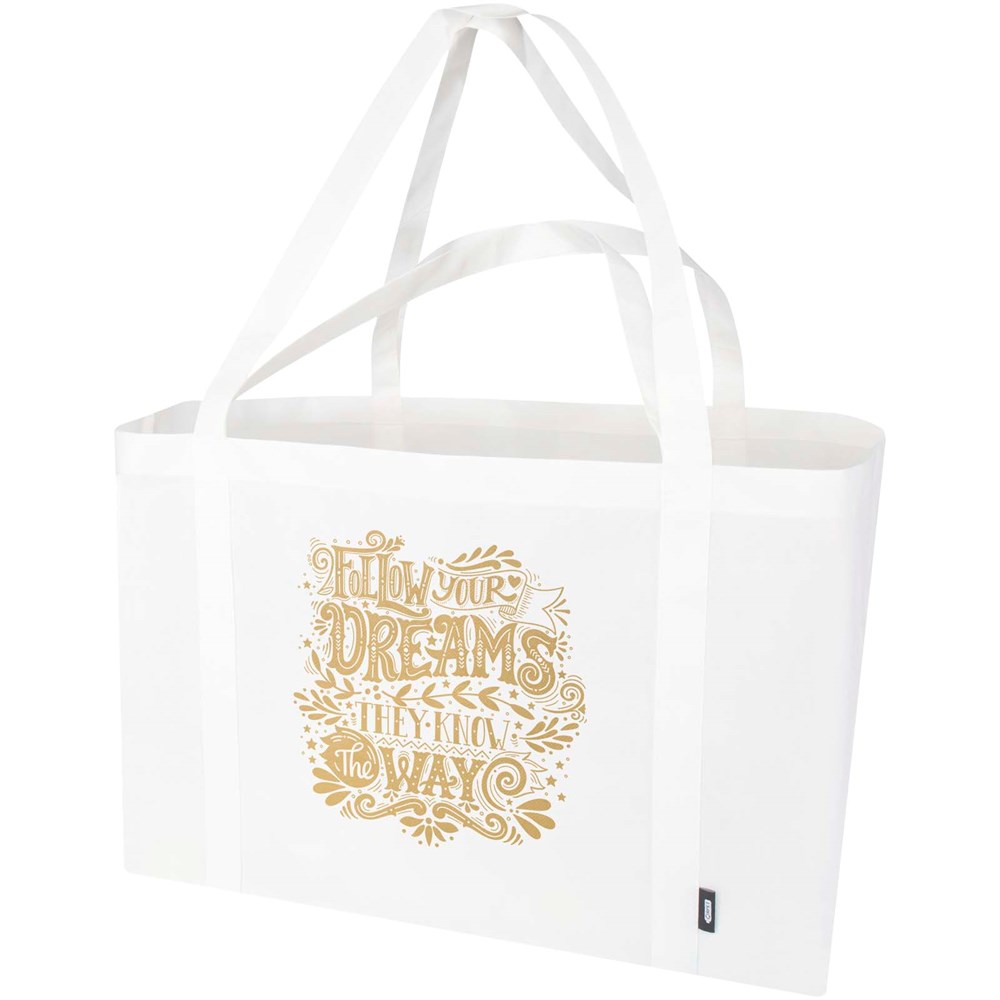 Jumbo GRS gerecycled non woven extra grote draagtas 65 l