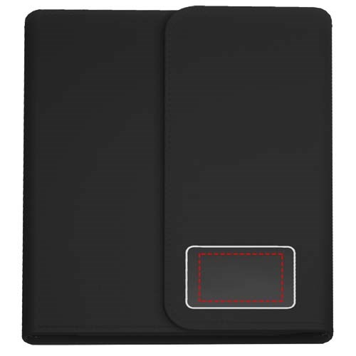 SCX.design O18 A5 notitieboek met 5 W draadloze 4000 mAh powerbank en oplichtend logo